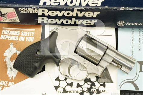 Smith And Wesson Sandw Model 940 1 9mm 2″ Dao Double Action Only Revolver