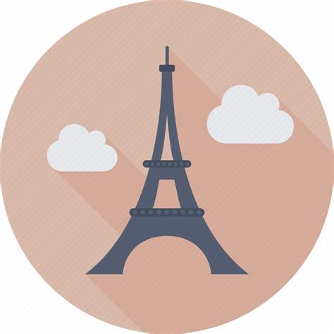 Eiffel Tower France Landmark Monument Paris Icon Download On