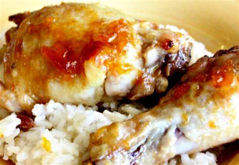 Slow cooker apricot chicken