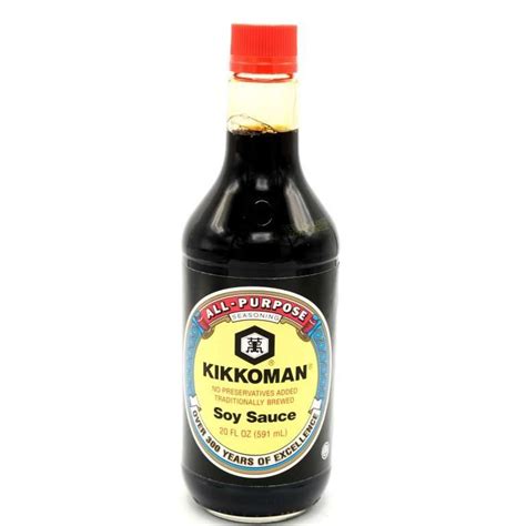 Kikkoman Soy Sauce 20 Fl Oz 591 Ml Well Come Asian Market