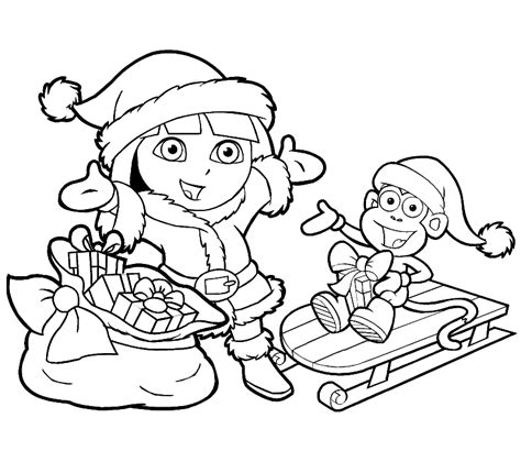 Dan kun je alle categorieën en versier je eigen postkaart als u wilt. Dora kinder kleurplaten: dora kerst | Kerstmis kleurplaten, Kerst