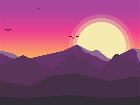 Sunset By Noha Basiouny On Dribbble