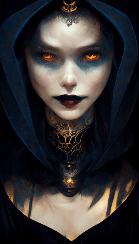 Witch Women Princess Eyes Fantasy Girl Dark Fantasy Character Design Digital Art Evil