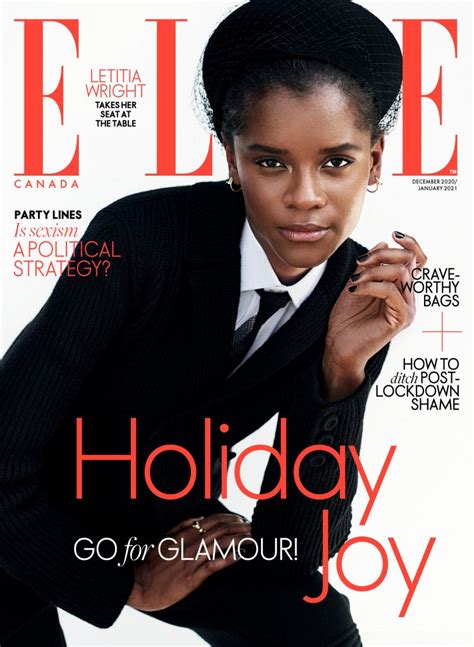 Letitia Wright Is The Cover Star Of Our Decemberjanuary Issue Elle