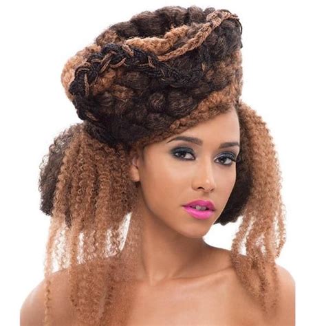 Janet Expression Caribbean Braid 3x Afro Marley Twist Braid 80 Afro