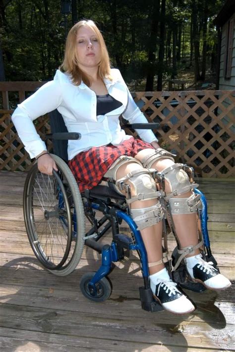 Pin By Michael Charles On Paige Plaid Mini Leg Braces Wheelchair Women Fashion