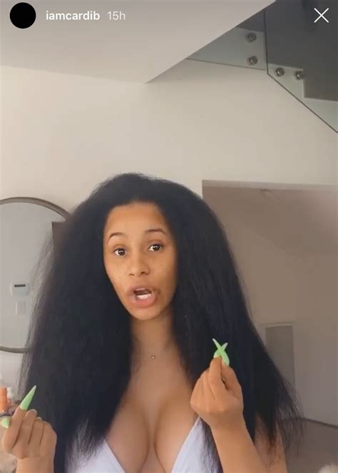 Cardi B Just Shared Her Go To Diy Hair Mask — See Photos Allure