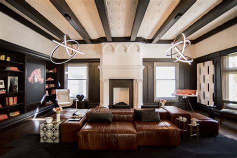 Black Ceiling Beams How To Use Black Paint In The Home Popsugar