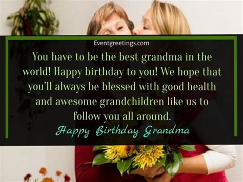 Best Happy Birthday Grandma Grandma Birthday Quotes