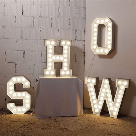 Alphabet Hollywood Light By Out There Interiors