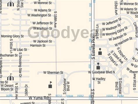 Goodyear Az Map
