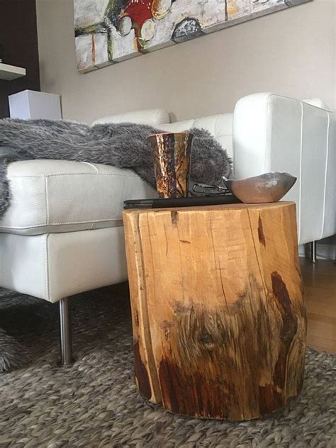 This coffee table leans into its coastal farmhouse look with natural wood finishes and a mixed material design. Stump Tables Log Furniture Stump Coffee Table Wood Block ...