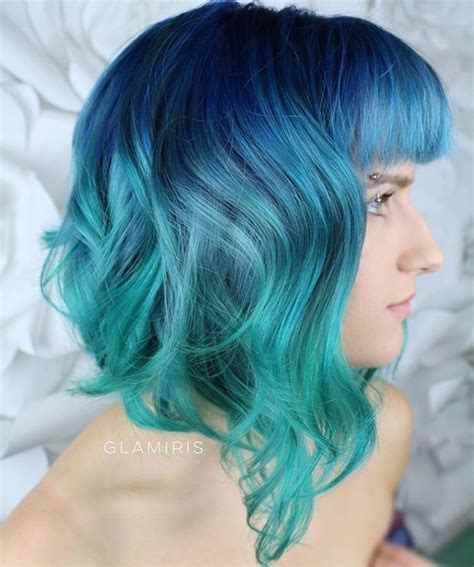 20 Hair Styles Starring Turquoise Hair Turquoise Hair Ombre Hair