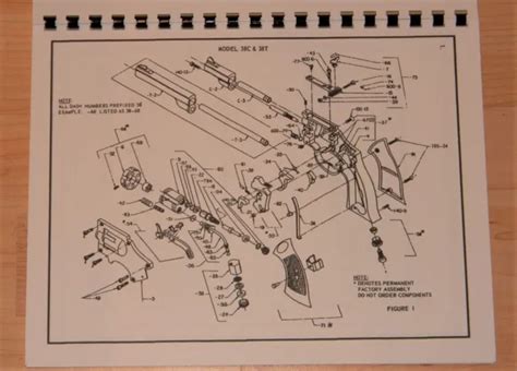 Crosman Models 38t And 38c Pistols Factory Service Manual C3 775
