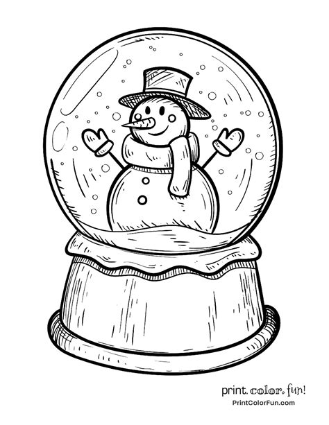 snow globe coloring page printable 33 best snow globes images on pinterest