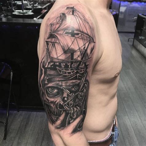 Amazing Masterful Pirate Tattoos Designs Meanings