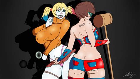 Velma Dinkley And Harley Quinn Hyper Butt Round Ass Big Breast Your Cartoon Porn