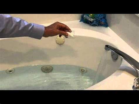 How do you clean around jacuzzi tub jets? How to Disinfect a Jetted Tub - YouTube