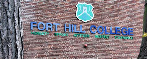 Principals Welcome Fort Hill College