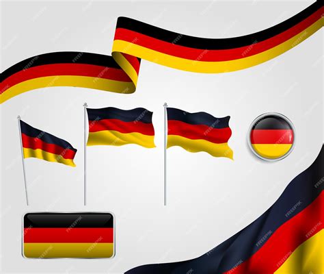 Premium Vector Germany Flags Collection