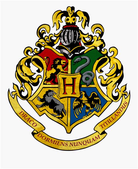 Harry Potter - Transparent Background Hogwarts Crest , Free Transparent