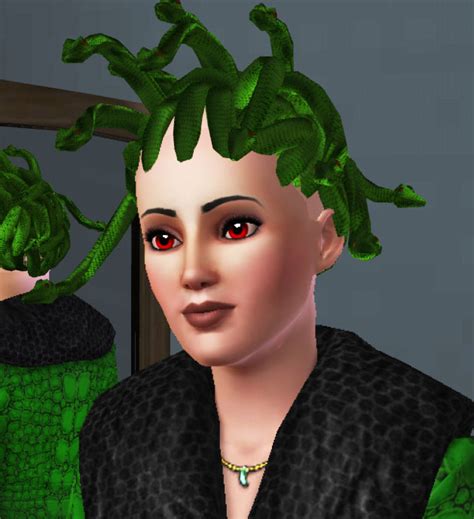 The Sims 4 Medusa Hair And Eyes Cc The Sims
