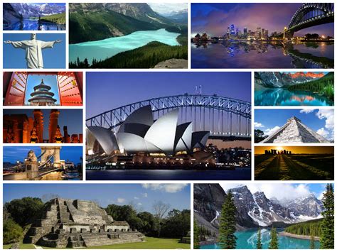 Collage Of Destinations Opera House Sydney Opera House Landmarks
