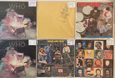 Lot 1137 Bruce Springsteen The Who Lps 12