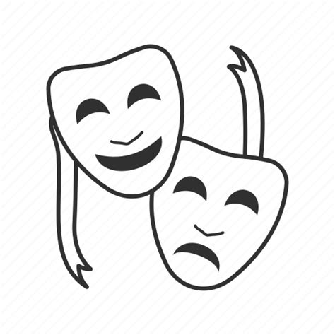 Acting Arts Comedy Mask Movie Performing Arts Theater Icon