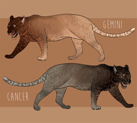 Zodiac Adoptables Gemini And Cancer By Midnightemberart On Deviantart