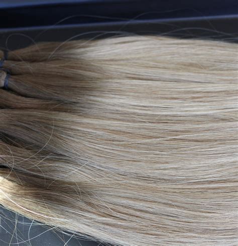 Rooted Mixed Blonde Keratin Flat Tips Intertwined Hair Extensions