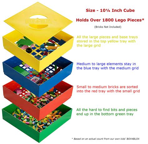 Box4blox Best Toy Storage Idea For Lego Type Building Bricks Ever