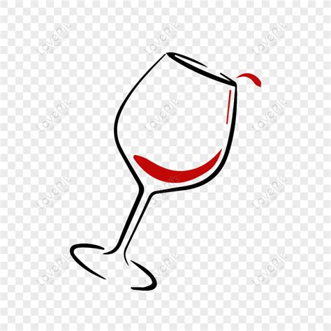 Free Cartoon Red Wine Glass Vector Commercial Elements Cartoon Glasses Red Cartoon Png