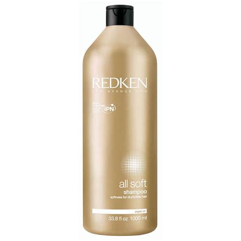 Redken all soft shampoo 1000ml with pump