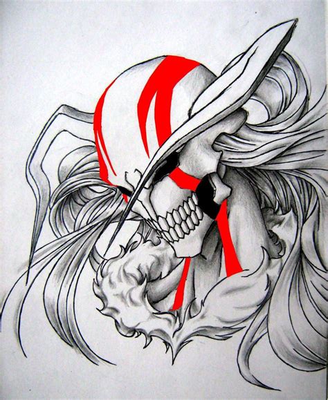 Ichigos Vasto Lorde Mask By Satanx15 On Deviantart Bleach Tattoo