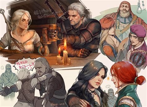 Ciri Yennefer Triss Merigold Geralt Of Rivia Priscilla And 3 More