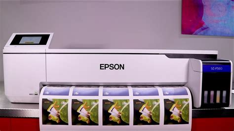 Epson Sc F560 24 Inch Dye Sublimation Printer Overview Youtube
