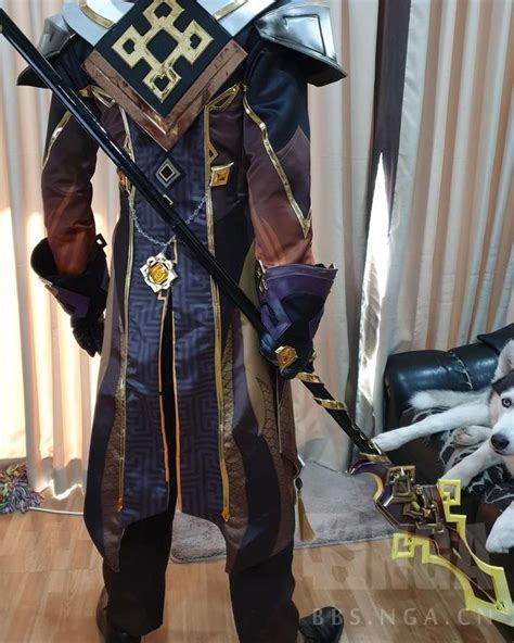 zhongli cosplay game costumes cosplay halloween party