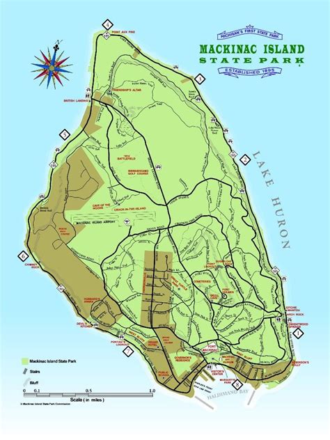 Pin by Rich Ramrod on Maps | Mackinac island, State parks, Mackinac ...
