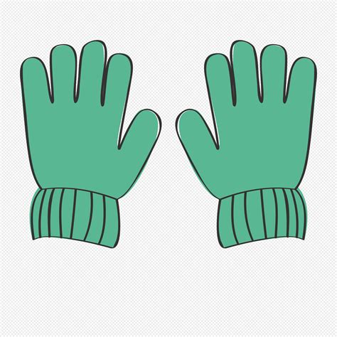 Cartoon Gloves Hand Painted Vector Material Png Imagepicture Free
