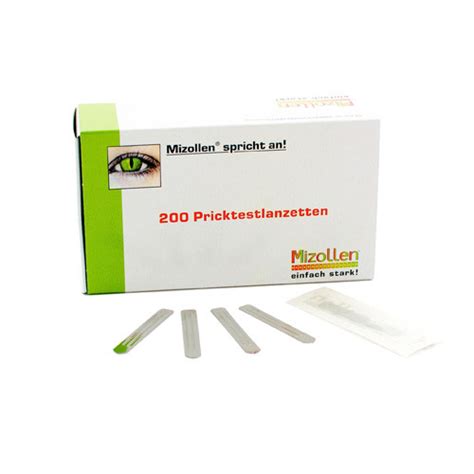 Stechen sie am besten seitlich in die fingerkuppe und lassen sie das blut heraustropfen. Allergietest-Lanzetten, 200 Stück
