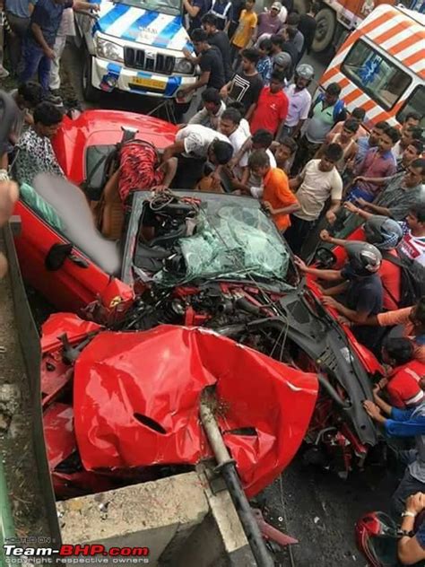 Kolkata ferrari crash tamal ghosal inerview on zee 24 ghanta. Fatal Ferrari California accident in Kolkata - Team-BHP