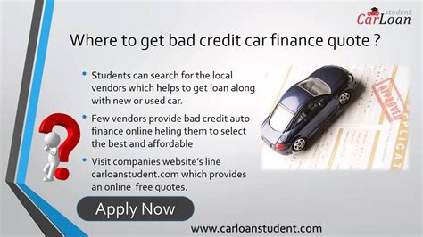 Car Loans For People With Bad Credit Online Easy Car Loans With Bad