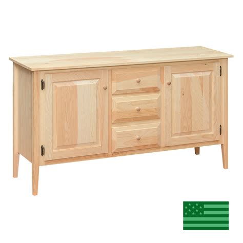 Amish Shaker Sideboard Made In Usa American Eco Furniture