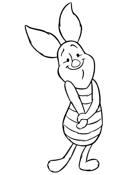 Winnie The Pooh And Piglet Coloring Pages Coloring Home