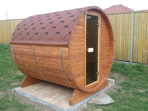 venkovní sudová sauna barelová sauna sauna ve formě sudu