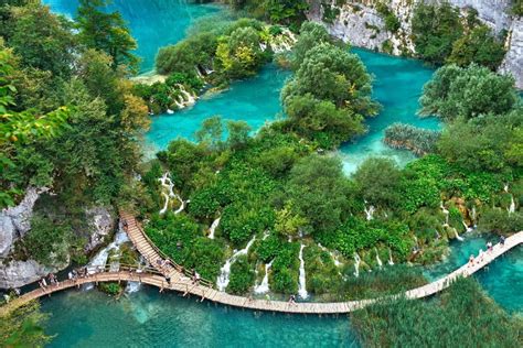 Les Lacs De Plitvice En Croatie
