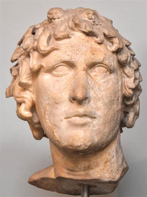 Statue Of The Head Of Alexander The Great Editorial Photo Image Of