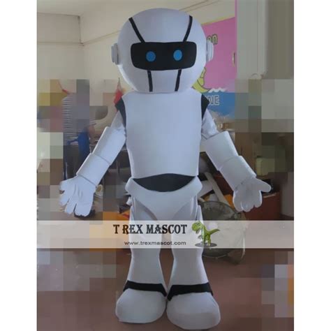 White Robot Mascot Costume