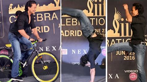 Tiger Shroff Performs Stunts Live Iifa Madrid Press Conference